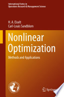 Nonlinear Optimization  : Methods and Applications /