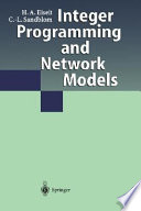 Integer programming and network models /