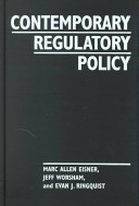 Contemporary regulatory policy /