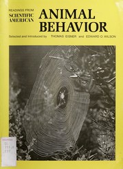Animal behavior : readings from Scientific American /