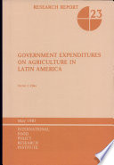 Government expenditures on agriculture in Latin America /