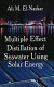 Multiple effect distillation of seawater using solar energy /