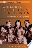Children of the great depression : social change in life experience /