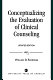 Conceptualizing the evaluation of clinical counseling /