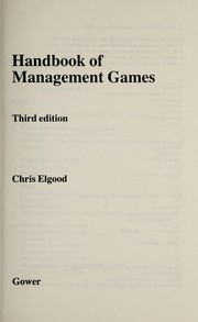 Handbook of management games /