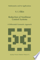 Reduction of Nonlinear Control Systems : a Differential Geometric Approach /