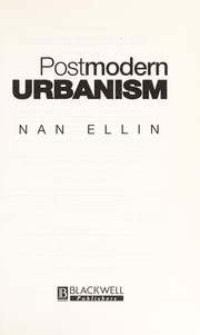 Postmodern urbanism /