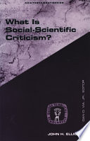 What is social-scientific criticism? /