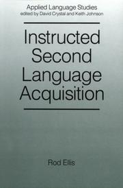 Instructed second language acquisition : learning in the classroom /