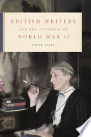 British writers and the approach of World War II /