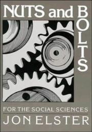 Nuts and bolts for the social sciences /