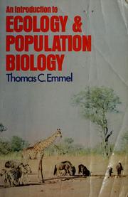An introduction to ecology and population biology /
