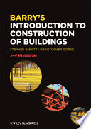 Barry's introduction to construction of buildings /