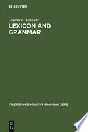 Lexicon and grammar : the English syntacticon /