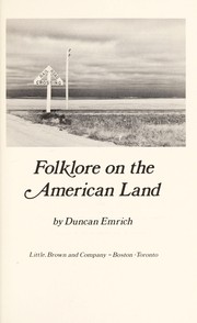 Folklore on the American land /
