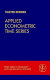 Applied econometric time series /