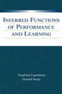 Inferred functions of performance and learning /