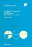 Families of curves and the origins of partial differentiation /