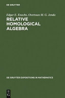 Relative homological algebra /