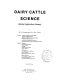Dairy cattle science /