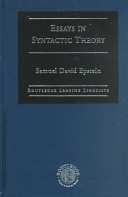 Essays in syntactic theory /