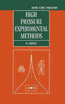 High pressure experimental methods /