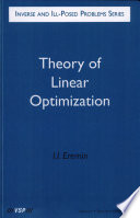Theory of linear optimization /