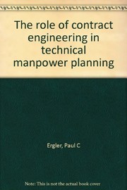 The role of contract engineering in technical manpower planning /