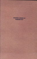 Swedish-American periodicals : a selective and descriptive bibliography /