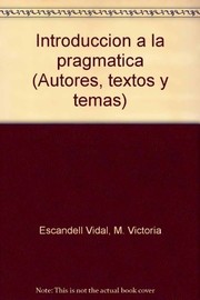 Introducción a la pragmática /