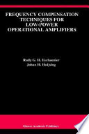 Frequency compensation techniques for low-power operational amplifiers /