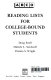 Reading lists for college-bound students /