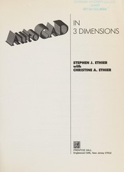 AutoCAD in 3 dimensions /