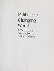 Politics in a changing world : a comparative introduction to political science /