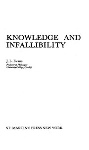 Knowledge and infallibility /