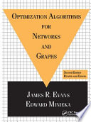 Optimization algorithms for networks and graphs.