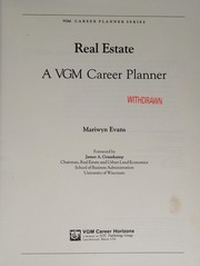 Real estate : a VGM career planner /