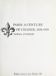 Paris : a century of change, 1878-1978 /