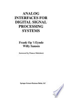 Analog Interfaces for Digital Signal Processing Systems /