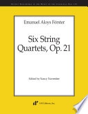 Six string quartets, op. 21 /