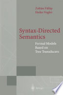 Syntax-directed semantics : formal models based on tree transducers /