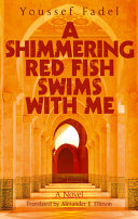 A shimmering red fish swims with me /