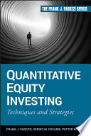 Quantitative equity investing : techniques and strategies /