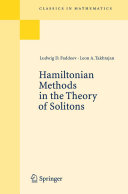 Hamiltonian methods in the theory of solitons /