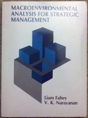 Macroenvironmental analysis for strategic management /