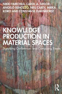 Knowledge production in material spaces : disturbing conferences and composing events /
