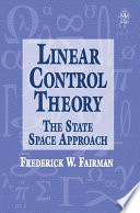 Linear control theory : the state space approach /