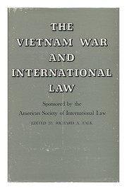 The Vietnam war and international law /