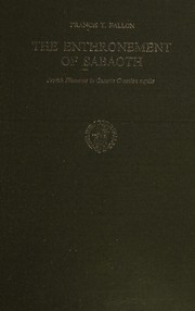 The enthronement of Sabaoth : Jewish elements in gnostic creation myths /