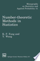 Number-theoretic methods in statistics /